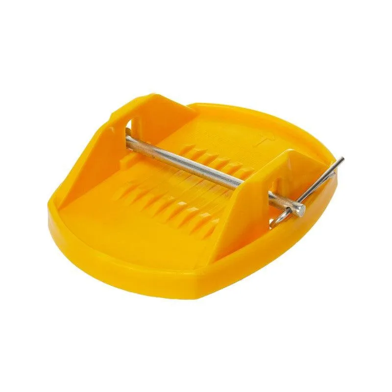 4 Pack - Caravan Stabilized Jack Pads - Yellow