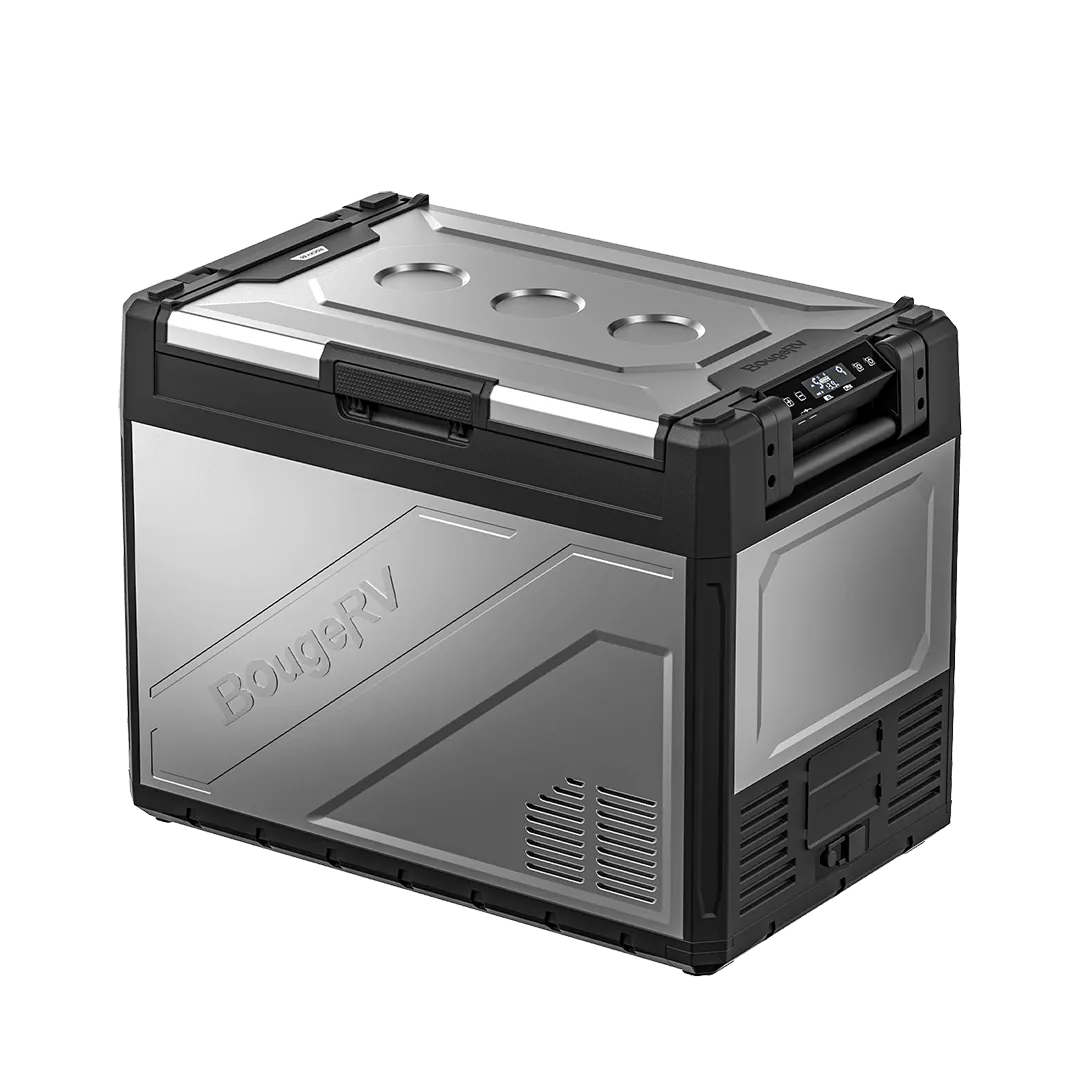 BougeRV Rocky 69QT Dual Zone 12V Portable Fridge