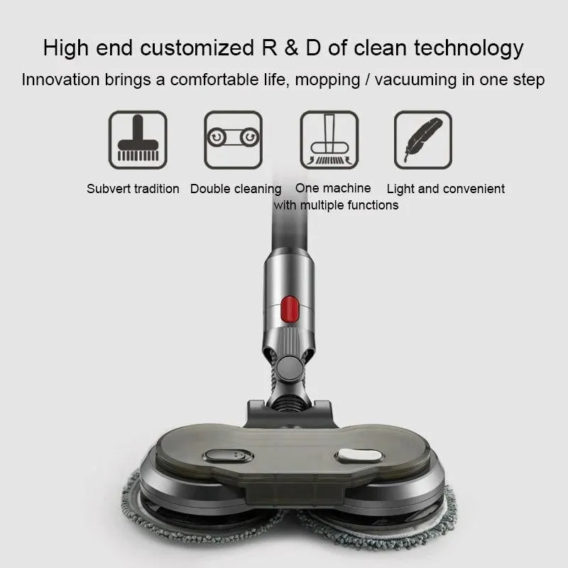 Electric Mop Head with Water Tank for Dyson V7 / V8 / V10 / V11 - Household Floor Cleaning