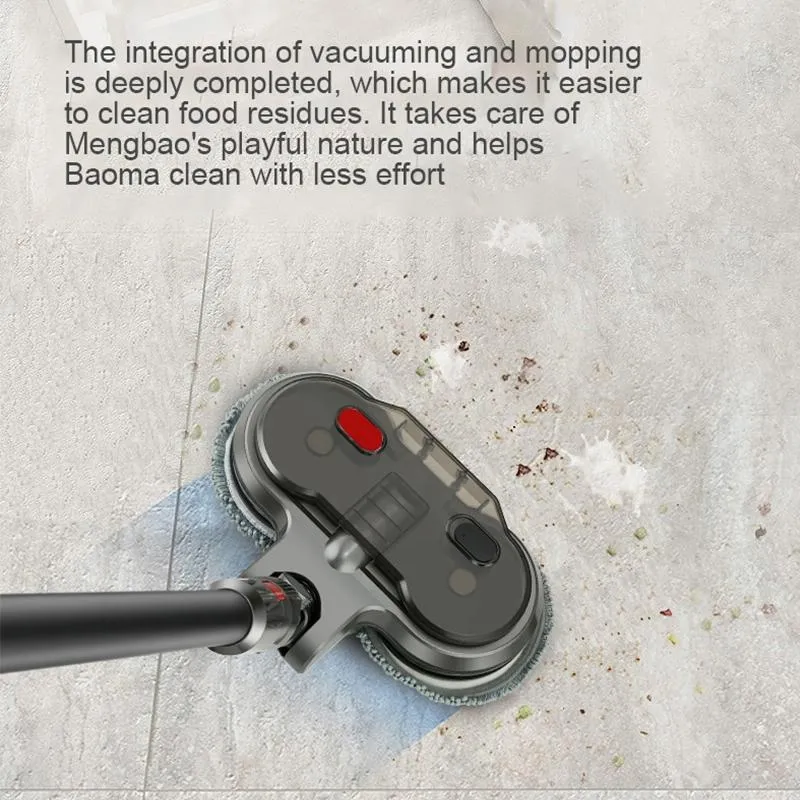 Electric Mop Head with Water Tank for Dyson V7 / V8 / V10 / V11 - Household Floor Cleaning