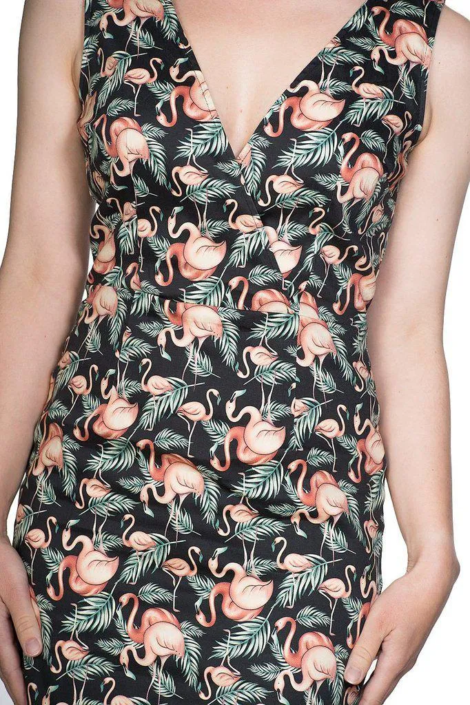 Flamingo Honnie Pencil Dress