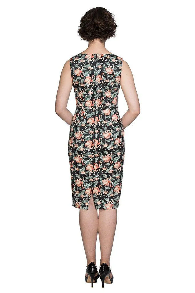 Flamingo Honnie Pencil Dress