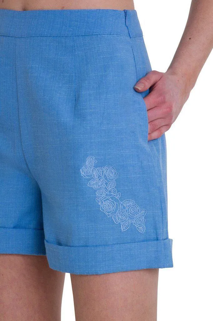 Floral Days Plus Size Shorts