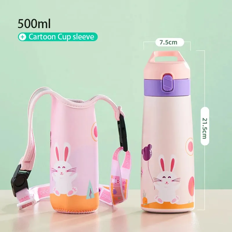Kid-Friendly Cartoon Stainless Steel Thermal Mug
