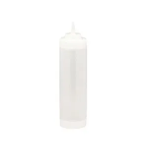Tablecraft 12463C 24 oz  Wide Mouth Squeeze Bottle -6/Pack