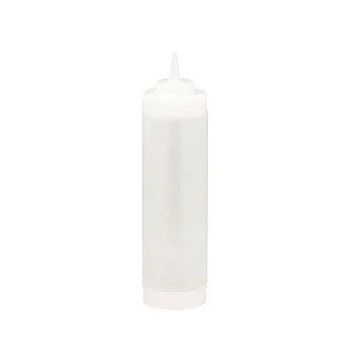 Tablecraft 12463C 24 oz  Wide Mouth Squeeze Bottle -6/Pack