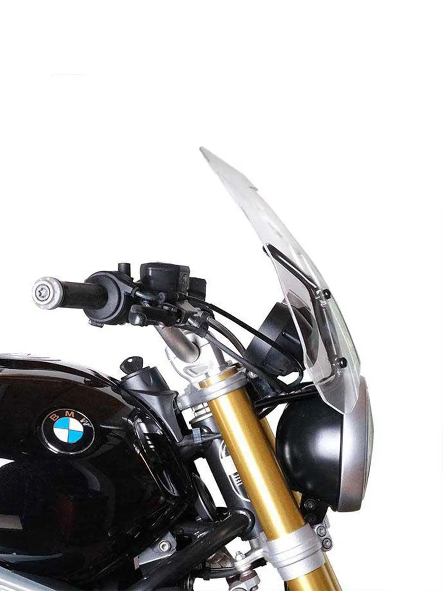 UNIT Garage Windshield with GPS support for BMW R NineT Roadster