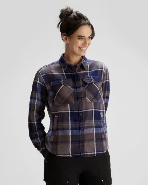 Women's Huntly Long Sleeve Shirt - Cabin Plaid Horizon Line