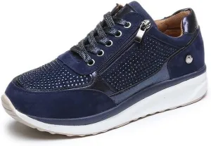 Women's Wedge Platform Sneakers Fashion Ladies Lace Up Hidden High Heel Lightweight Walking Shoes Comfort Non Slip Athletic Running Sports Shoes for Outdoor Climbing Hiking